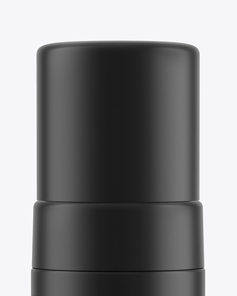 Matte Cosmetic Bottle with Pump Mockup