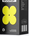 Blue Pills Bottle with Box Mockup Blue Pills Bottle with Box Mockup