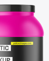 Matte Nutrition Jar Mockup Matte Nutrition Jar Mockup