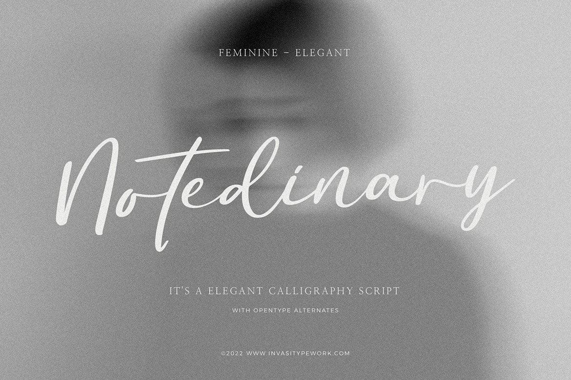 Notedinary - Script Calligraphy Notedinary - Script Calligraphy