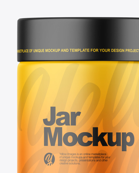 Matte Jar Mockup