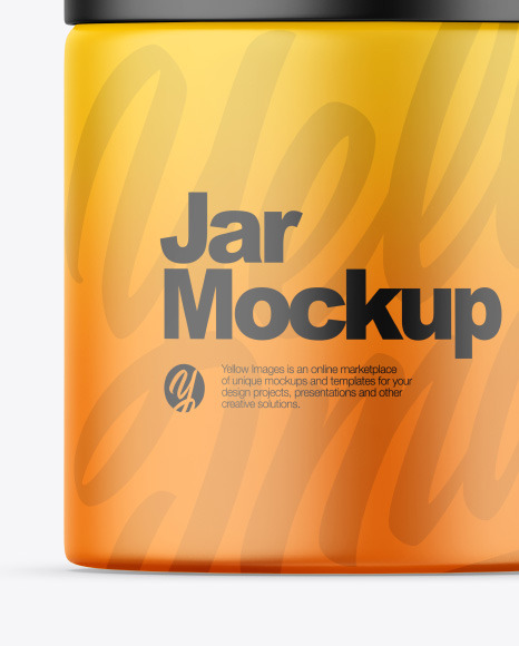 Matte Jar Mockup