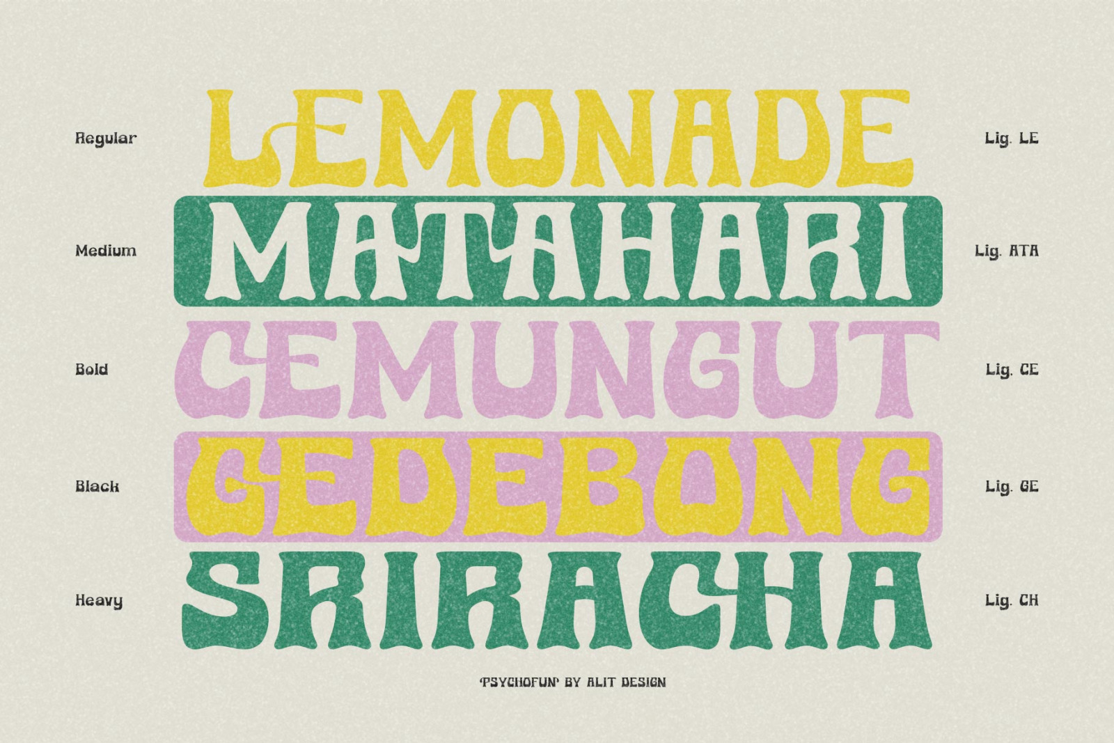 Psychofun Typeface