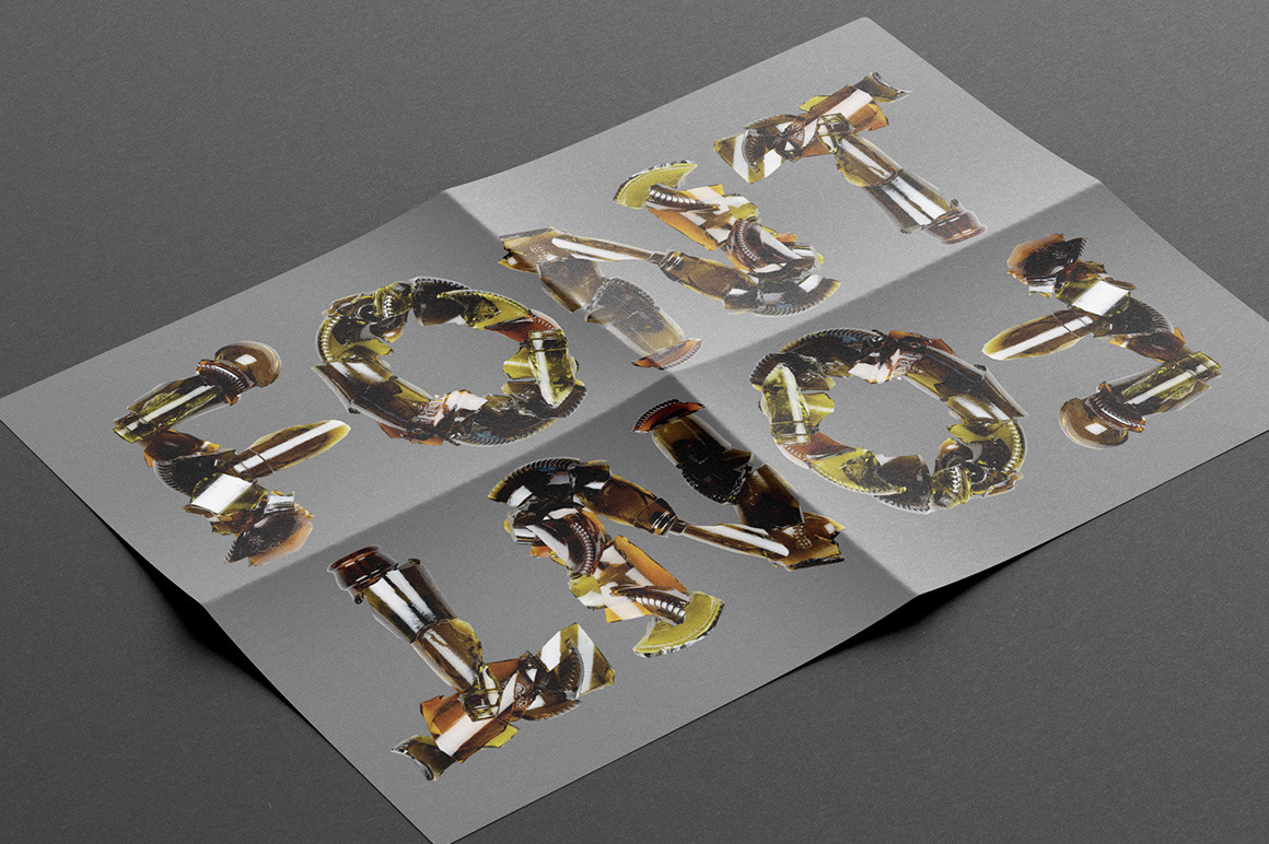 Broken Bottle Font Broken Bottle Font