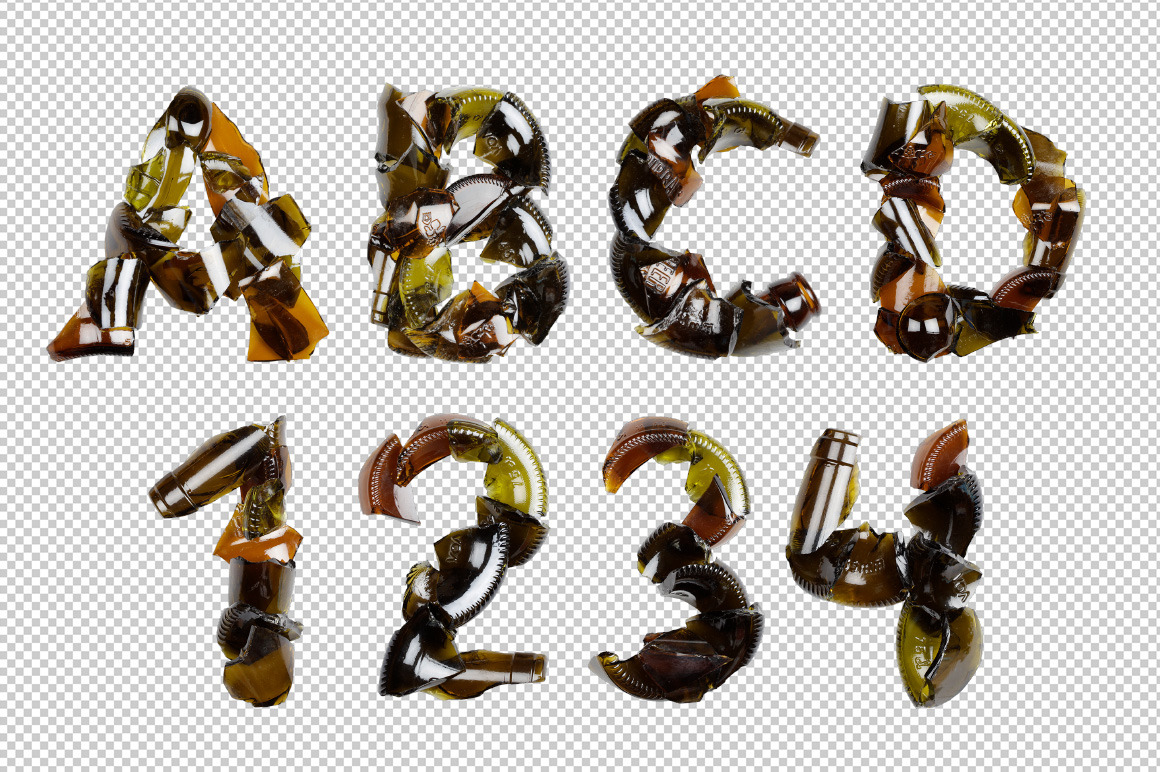 Broken Bottle Font Broken Bottle Font