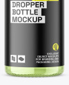 Clear Glass Dropper Bottle Mockup