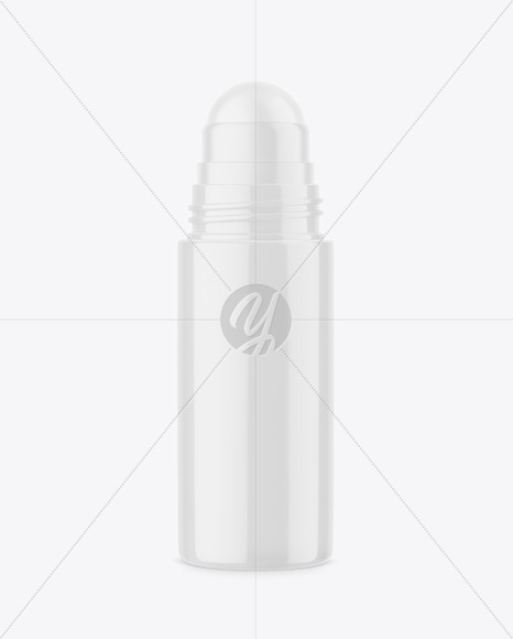 Glossy Roll-on Bottle Mockup