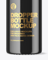 Glossy Dropper Bottle with Paper Tube Mockup