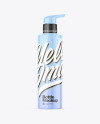 Glossy Bottle W/ Pump Mockup