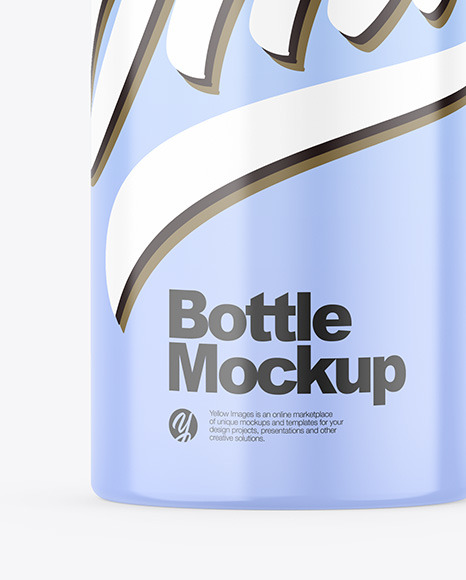Glossy Bottle W/ Pump Mockup