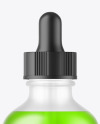 Frosted Glass Dropper Bottle Mockup