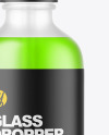 Frosted Glass Dropper Bottle Mockup