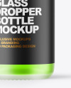 Frosted Glass Dropper Bottle Mockup