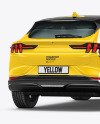 Electric Crossover SUV - Back Half Side View