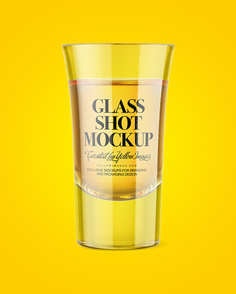 Whisky Glass Shot Mockup