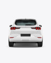 Electric Crossover SUV - Back View