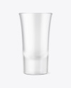 Empty Frosted Glass Shot Mockup