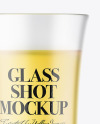 Tequila Frosted Glass Shot Mockup