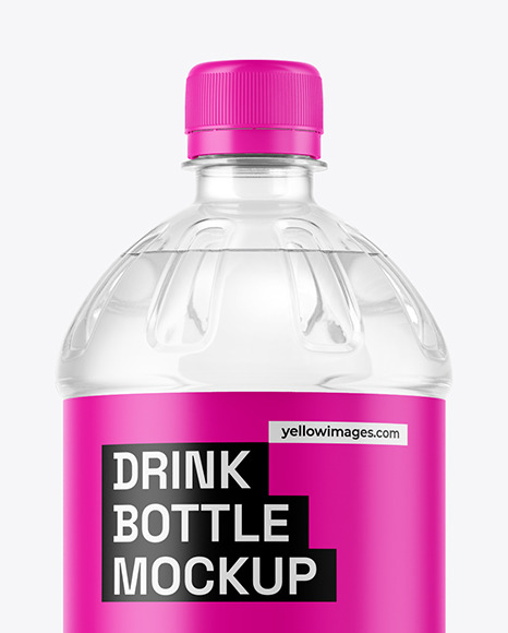 1,5L PET Water Bottle Mockup