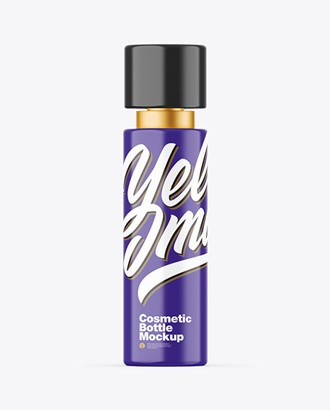 Glossy Cosmetic Bottle Mockup - Hand soap bottle