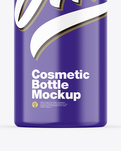 Glossy Cosmetic Bottle Mockup