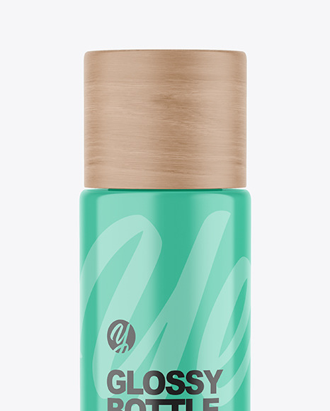 Glossy Bottle Mockup