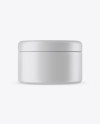 Matte Cosmetic Jar Mockup