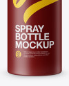 Matte Spray Bottle With Transparent Cap Mockup