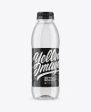 Clear PET Water Bottle Mockup