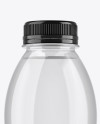 Clear PET Water Bottle Mockup