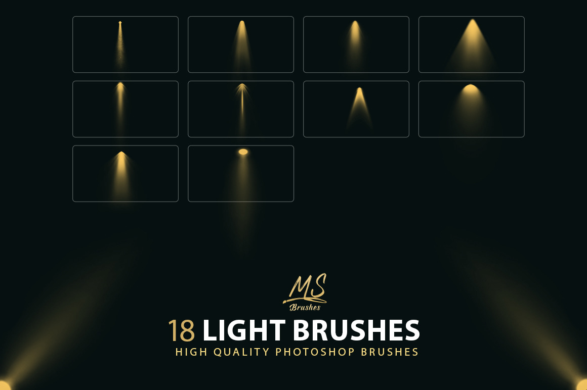 Realistic light Brushes for Photoshop