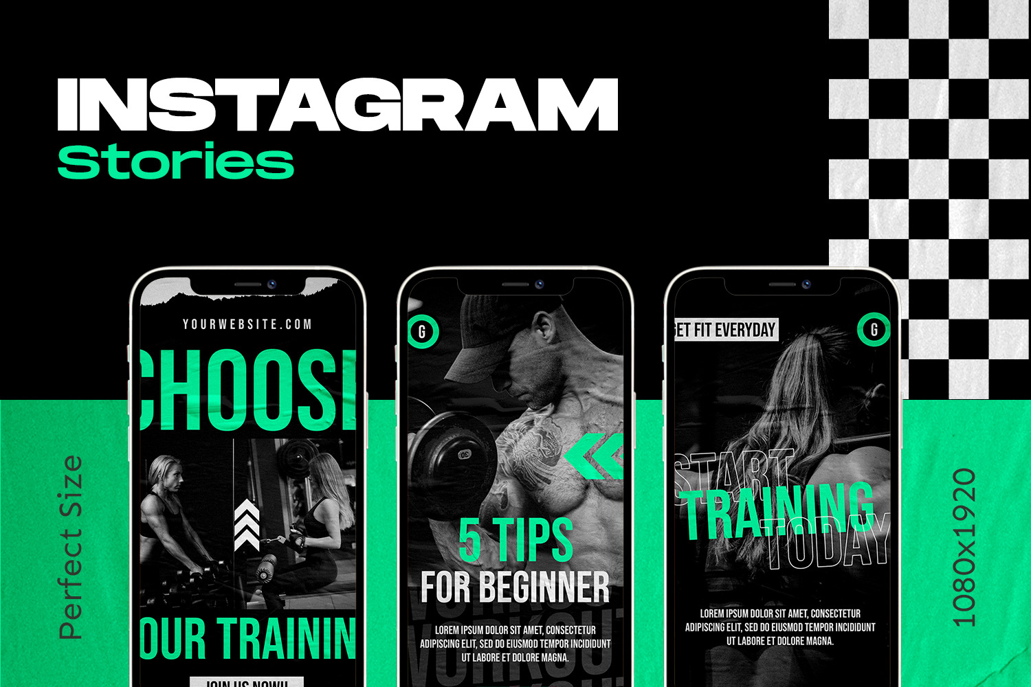 Fitgeek Instagram Template