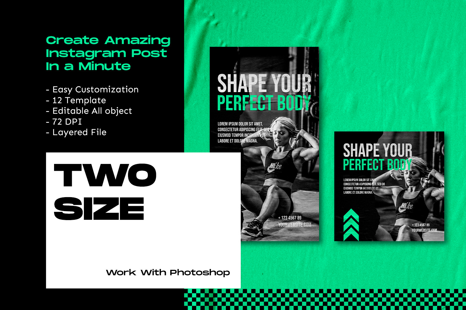 Fitgeek Instagram Template Fitgeek Instagram Template