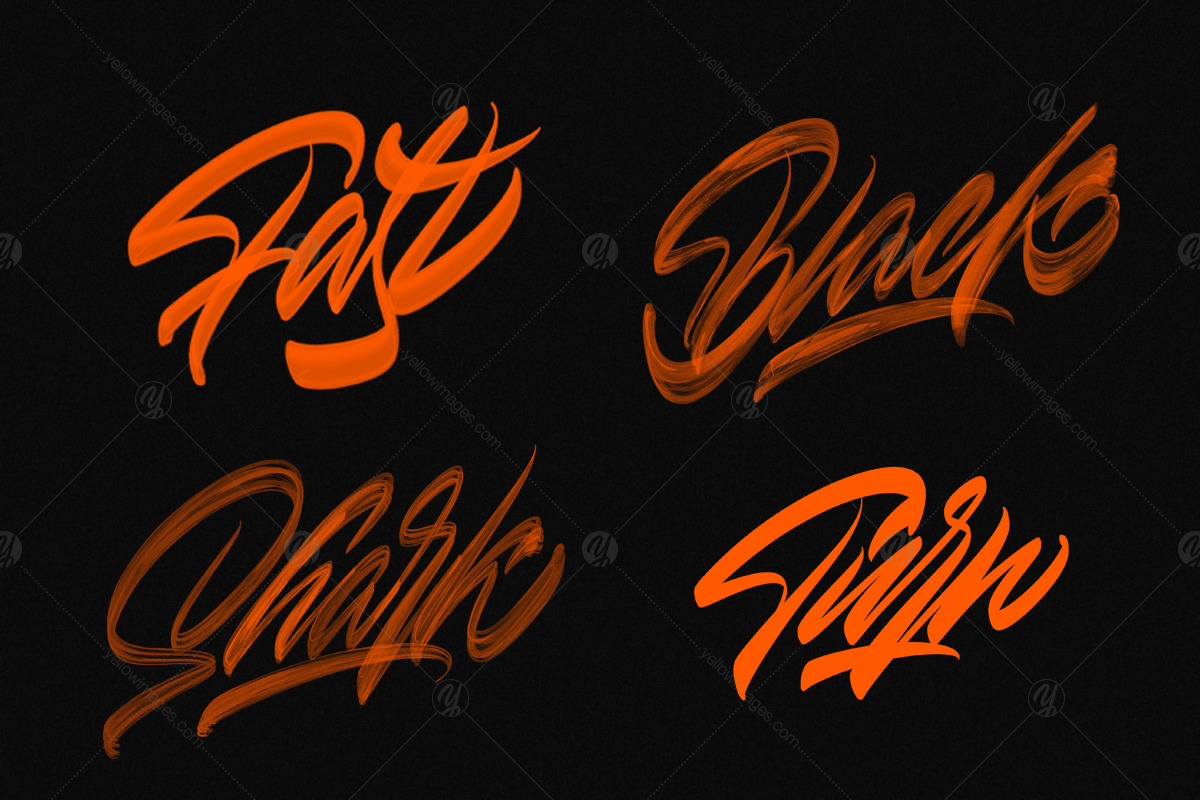 Calligraffiti / Calligraphy / Lettering Brushes For Procreate