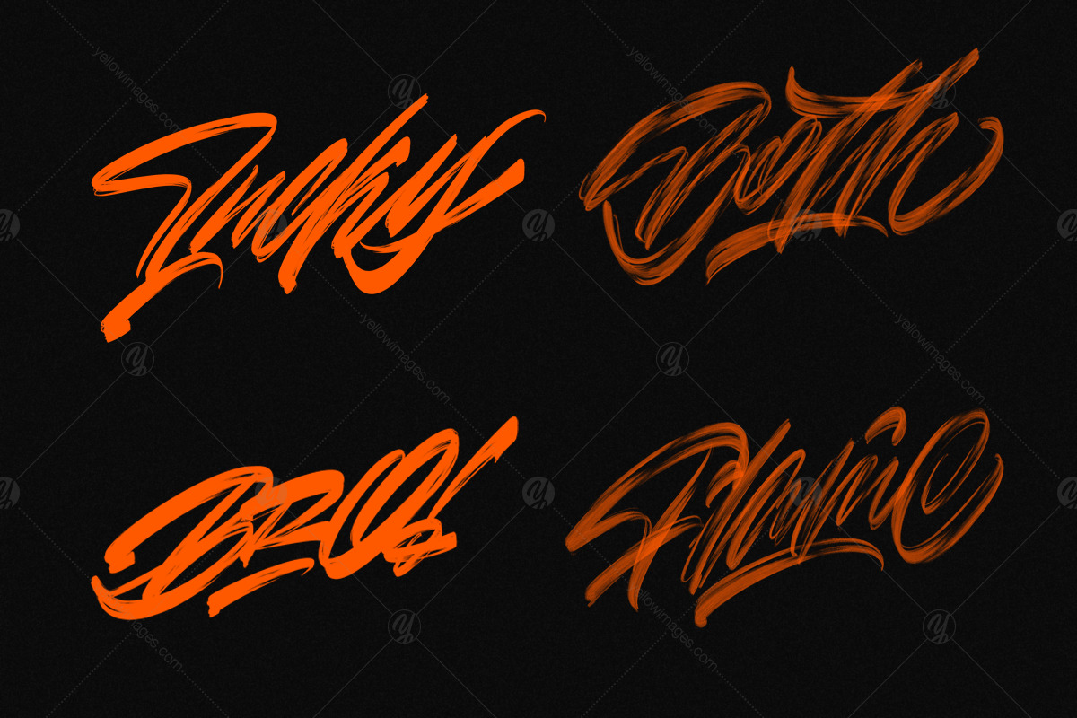 Calligraffiti / Calligraphy / Lettering Brushes For Procreate Calligraffiti / Calligraphy / Lettering Brushes For Procreate