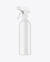 Matte Plastic Spray Bottle Mockup