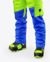 Snowboard Kit Mockup - Half Side View