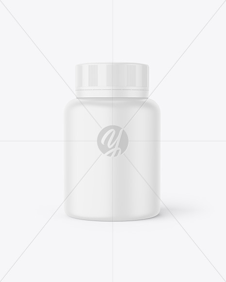 Matte Pills Bottle Mockup