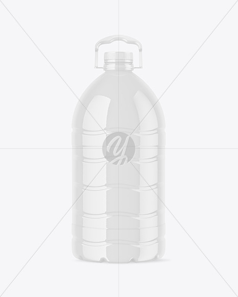 6L Glossy PET Bottle Mockup 6L Glossy PET Bottle Mockup
