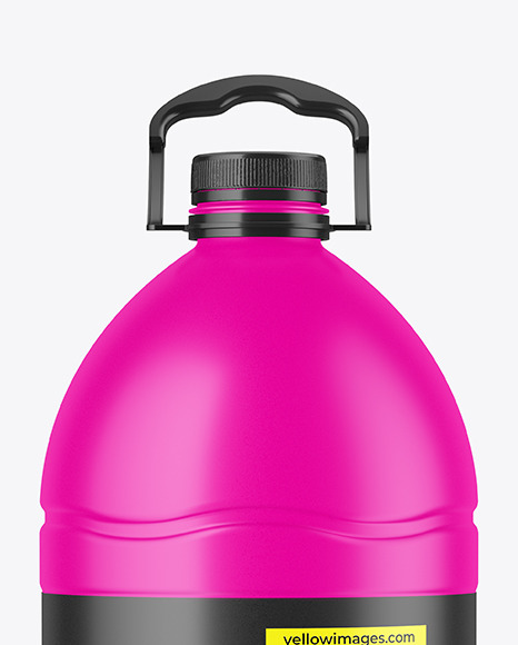 6L Matte PET Bottle Mockup