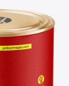 Textured Paint Can Mockup