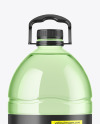 6L Colored PET Water Bottle Mockup