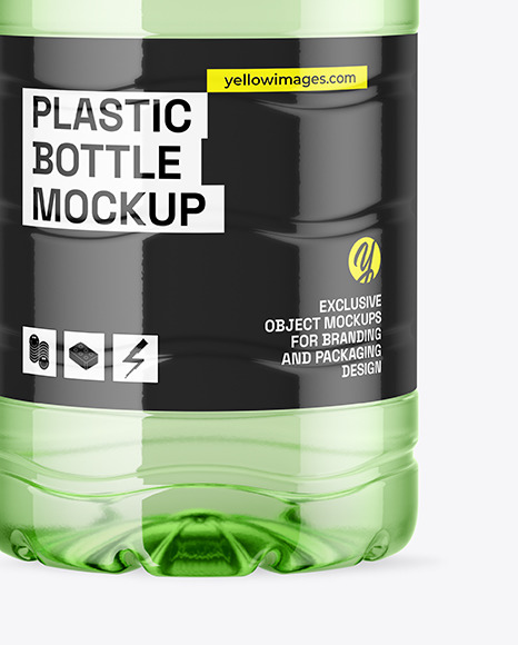 6L Colored PET Water Bottle Mockup