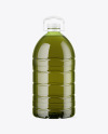 6L Green PET Olive Oil Bottle Mockup