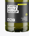 6L Green PET Olive Oil Bottle Mockup