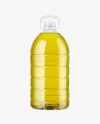 6L Clear PET Olive Oil Bottle Mockup