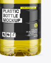 6L Clear PET Olive Oil Bottle Mockup