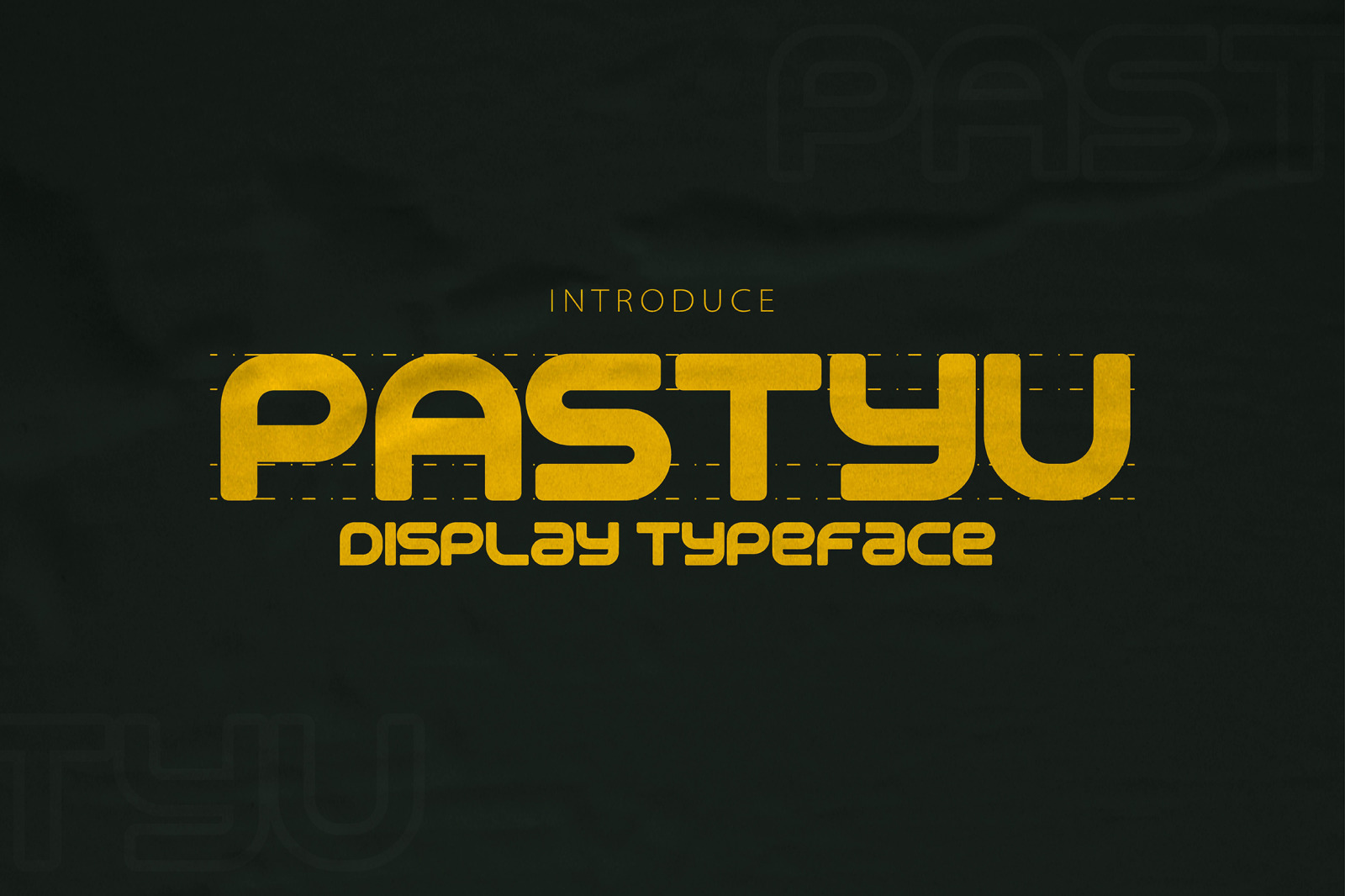 Pastyu - Display Typeface Pastyu - Display Typeface