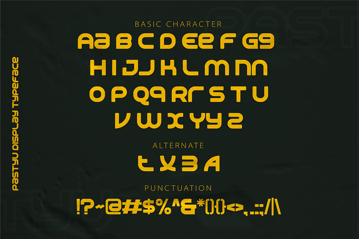 Pastyu - Display Typeface Pastyu - Display Typeface
