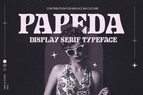 Papeda - Serif Display Typeface - Advertisement